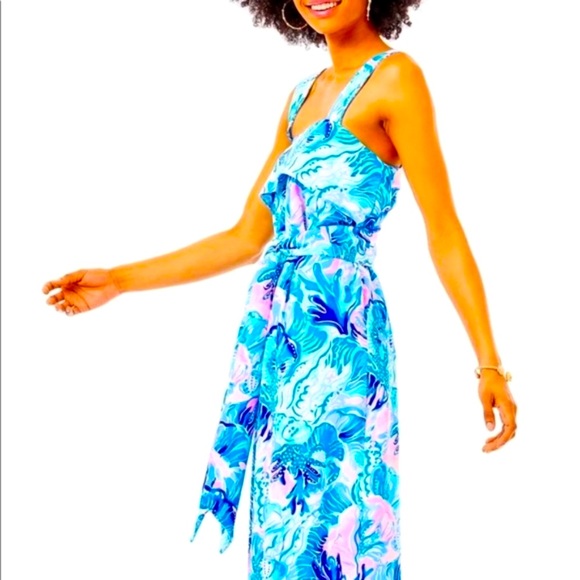 Lilly Pulitzer Tasely Jumpsuit - Picture 3 of 8